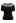 Metallic Thread Mesh Panel Shoulder Knit Top in Black