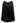 Pleated Feature Satin Sleeveless Top in Black