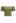 Off-Shoulder Eyelet Knit Crop Top in Green