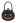 Jack-o'-Lantern PU Handbag in Black