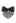 Spiderweb Embroidered Bow Hair Barrette in Black