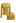 Pointelle Knit Button Top and Tiered Mini Skirt Set in Mustard
