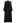 Embroidered Eyelet Tiered Ruffle Button Maxi Dress in Black