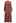 Rhinestone Decor Cutwork Panel Button Maxi Dress in Rust