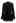 Tie-Bow Faux-Wrap Ruffle Mini Dress in Black