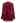 Tie-Bow Faux-Wrap Ruffle Mini Dress in Burgundy