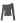Refined-Edgy Folded Asymmetric Shoulder Rib Knit Top in Smoke