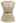 Glitter Pad Shoulder Belted Sleeveless Top in Light Tan