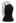 Organza Bowknot Rib Knit Sleeveless Top in Black