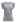 Braided Neckline Pleated Fitted Waist Top in Grey