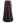 Luxurious Satin High Waist Seamed A-Lined Skirt in Plum