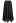 Tie-Waist Panel Asymmetric Midi Skirt in Black
