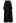 Removable Sarong Pleat Wide-Leg Pants in Black