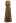 Vintage Elegance Wrap Front Sleeveless Maxi Dress in Brown