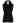 Chicwish Faux Fur Hooded Quilt Vest in Black