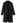 Free Myself Open Front Wool-Blend Coat in Black