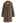 Feeling of Warmth Faux Fur Longline Coat in Brown