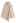 Asymmetric Hem Button Wrap Cape Coat in Light Tan