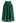 Bowknot Waist Pleated Midi Skirt in Emerald
