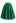 Wavy Texture Pleated Midi Skirt in Green