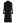Mock Neck Pleated Knit Twinset Dress in Black