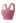 Strappy Seam Detail Medium-Impact Sports Bra in Berry