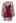 Halter Tied Ruffle Swimsuit with Mesh Kimono in Wine