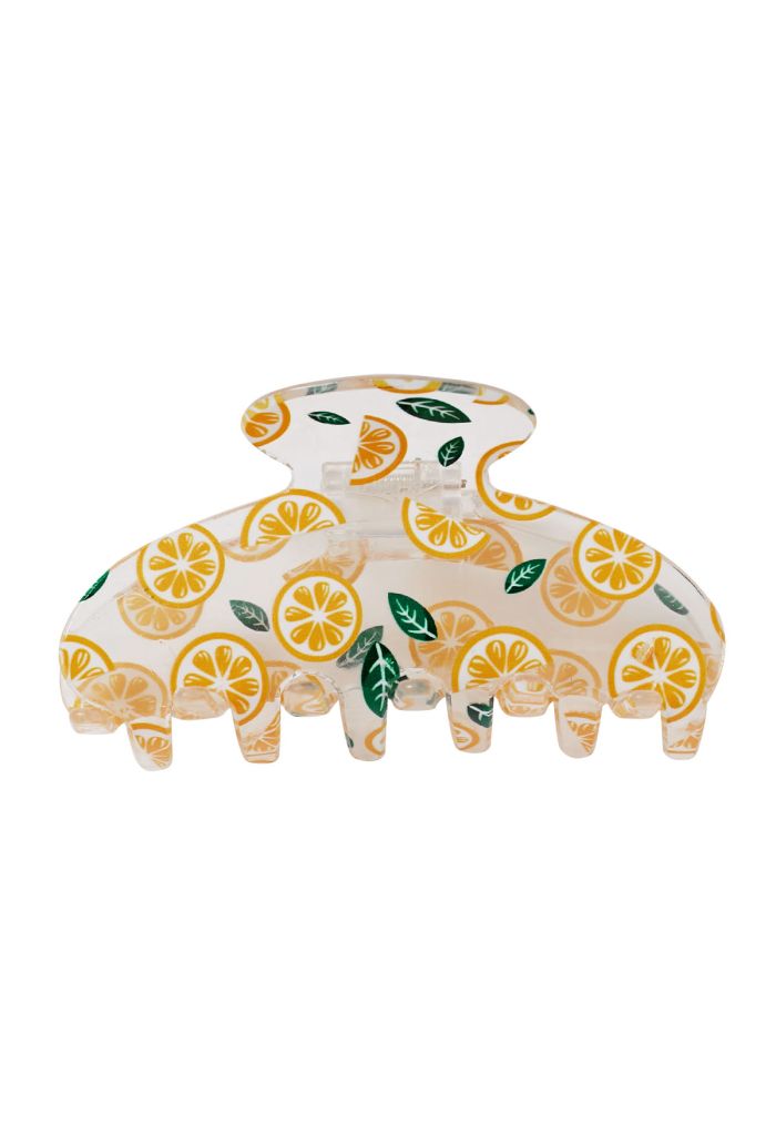 Juicy Orange Acrylic Hair Claw