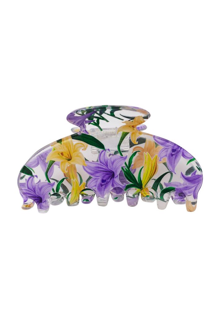 Blooming Lily Acrylic Hair Claw