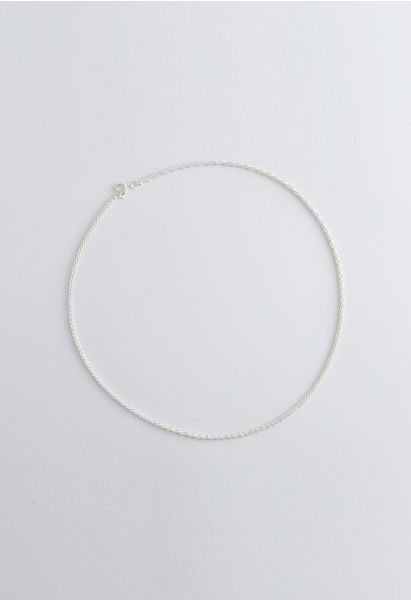 Shimmer Silver Necklace