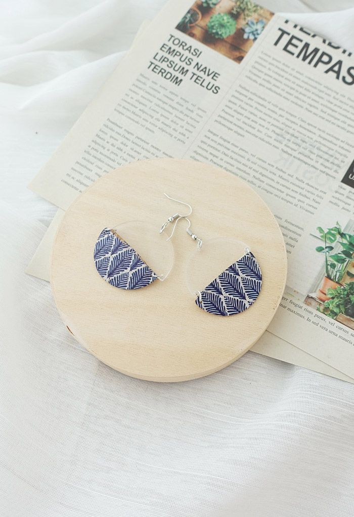 Geometric Spliced Earrings