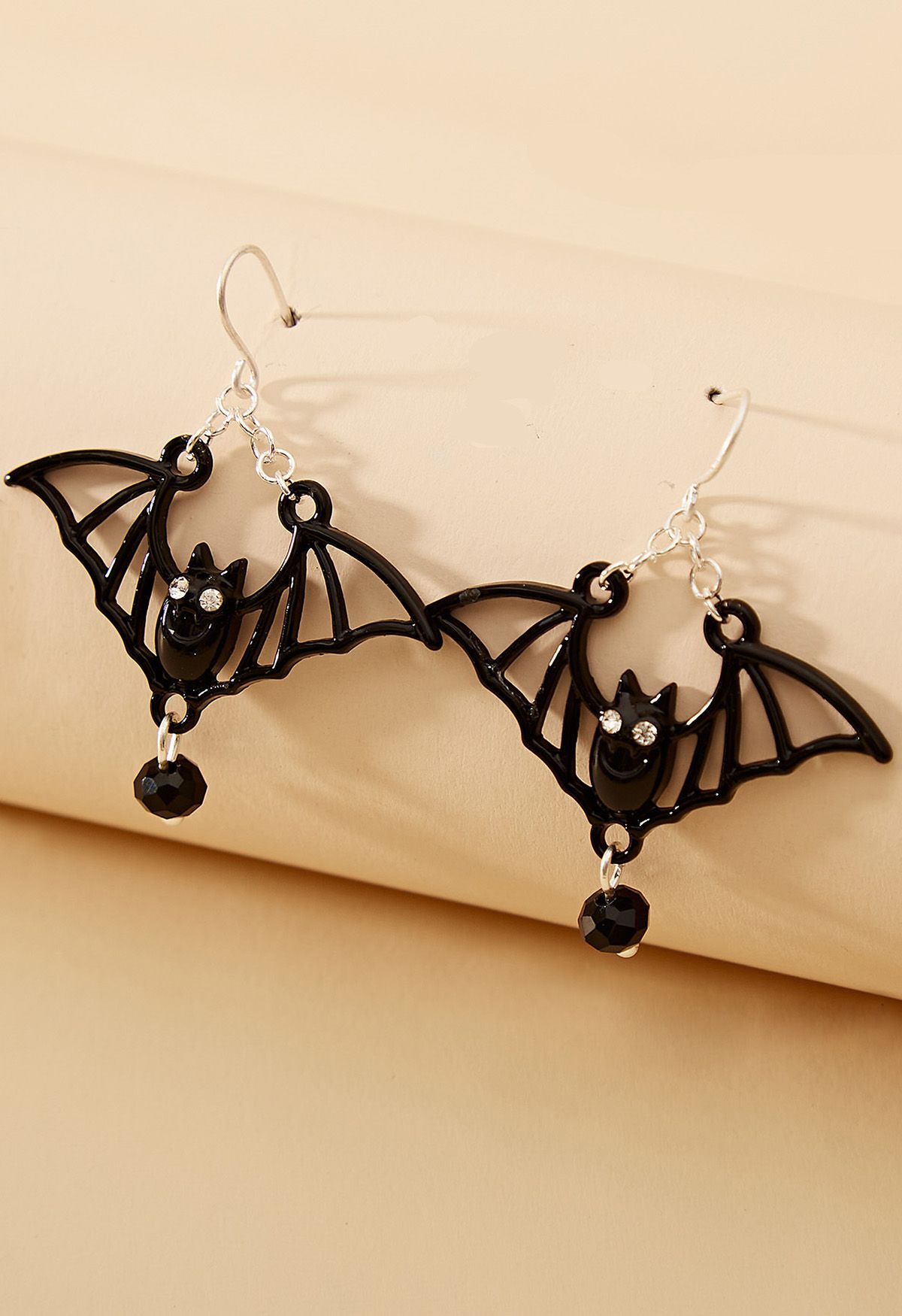 Gothic Hollow Out Bat Earrings