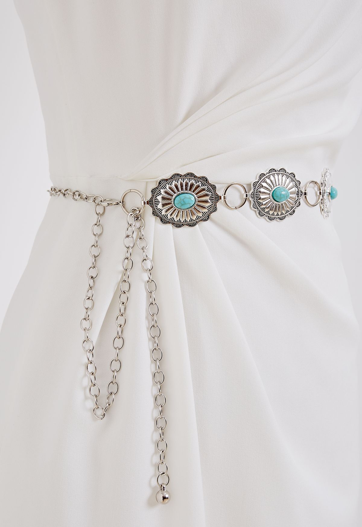 Turquoise Vintage Chain Belt