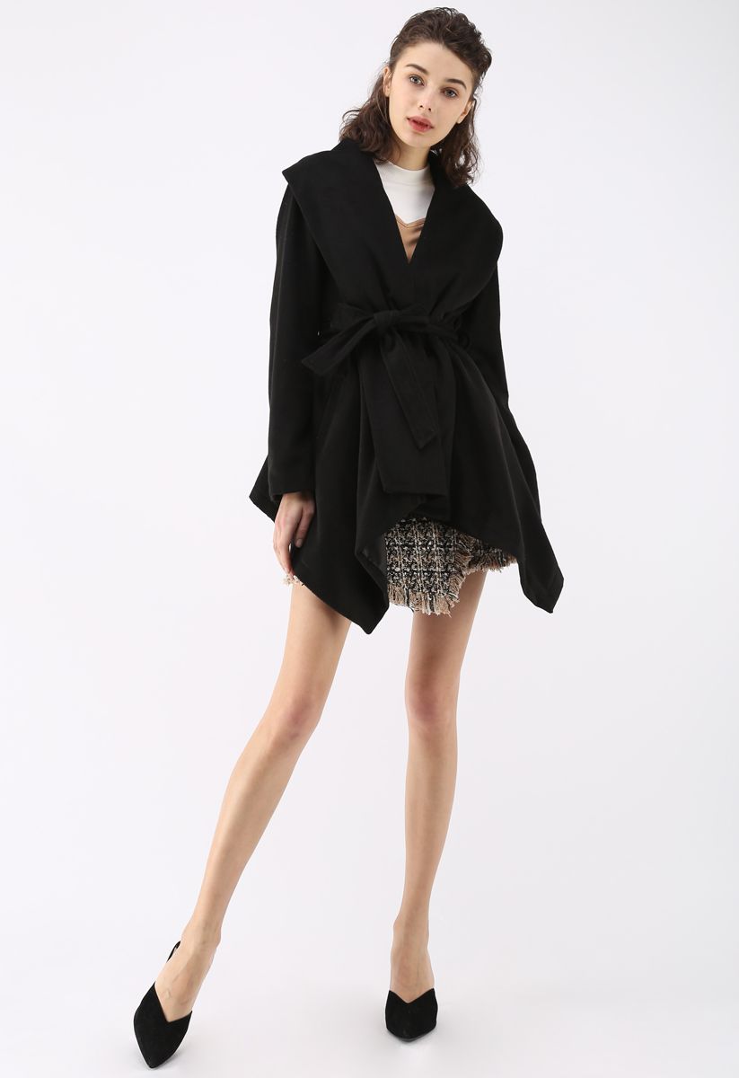Prairie Rabato Coat in Black