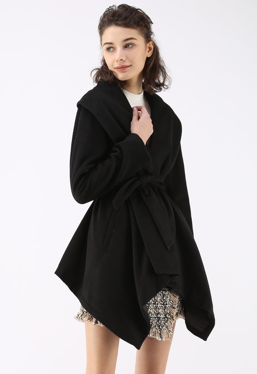 Prairie Rabato Coat in Black