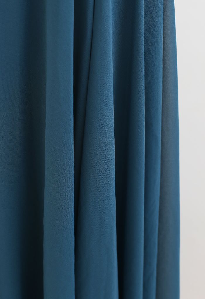 Timeless Favorite Chiffon Maxi Skirt in Dark Green