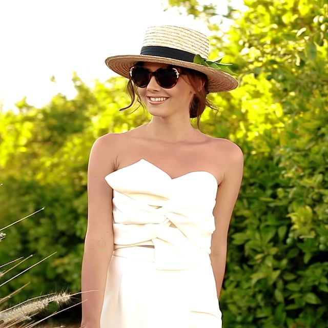 Sweet Knot Bustier Top in Cream