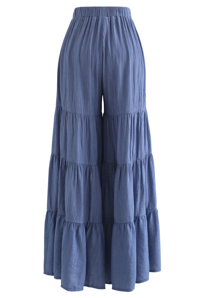 Sunny Days Wide-Leg Pants in Navy