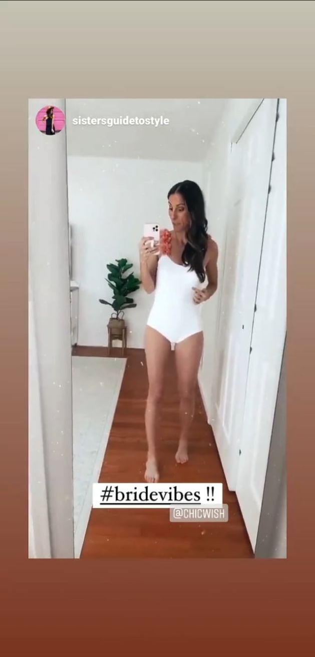 3D Floral Straps Scoop Back Swimsuit in White
