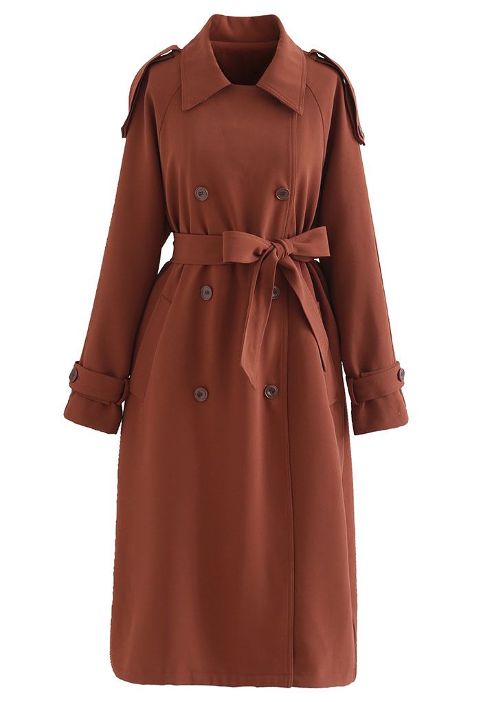 Infinite Trend Double-Breasted Longline Coat