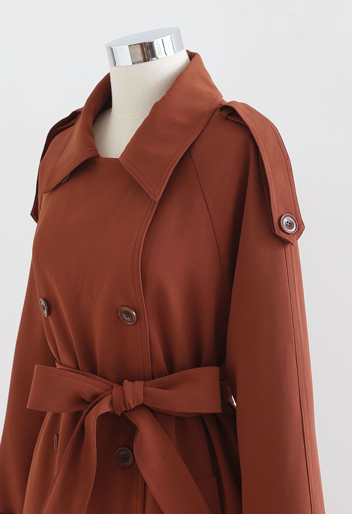 Infinite Trend Double-Breasted Longline Coat