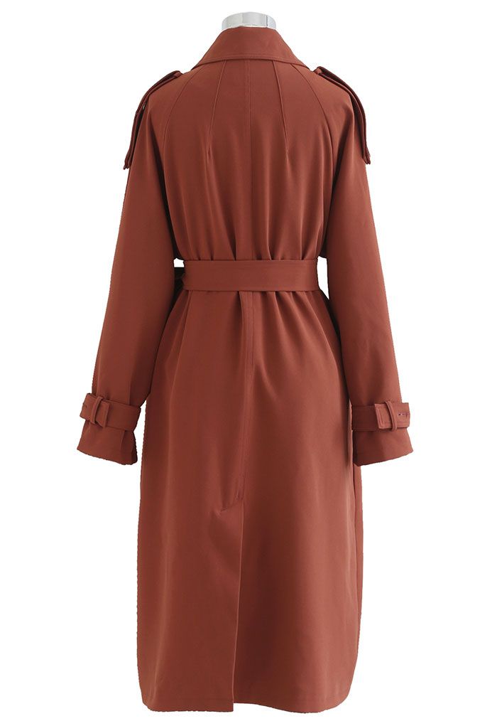 Infinite Trend Double-Breasted Longline Coat