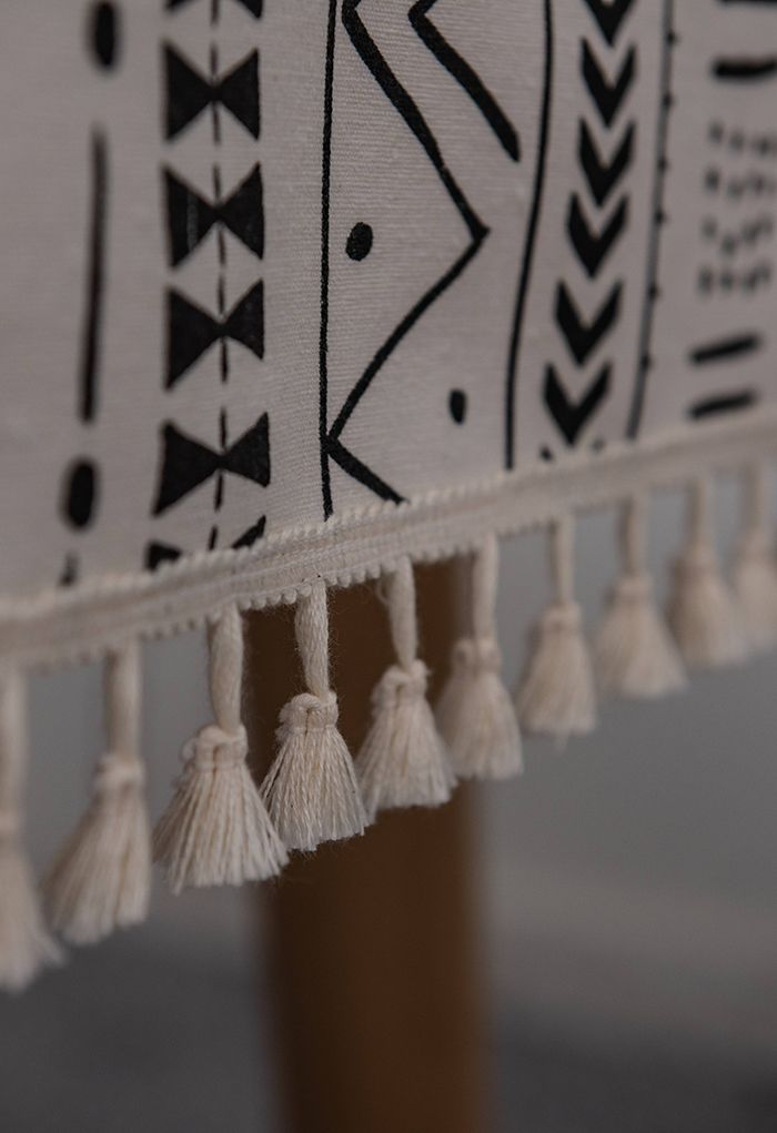 Bohemian Tassel Edge Rectangular Tablecloth