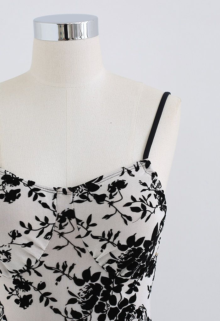 Velvet Rose Tie Back Swimsuit