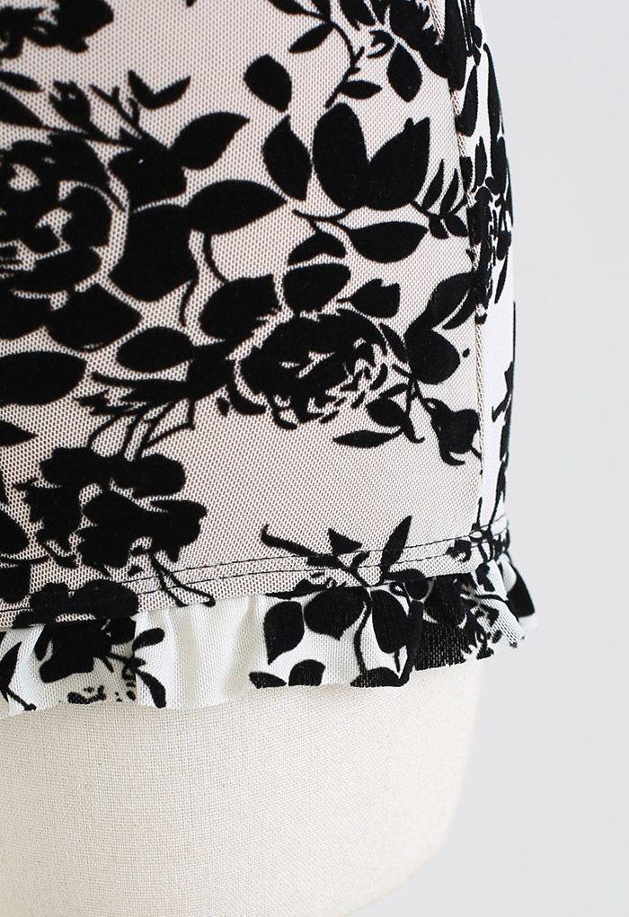 Velvet Rose Tie Back Swimsuit