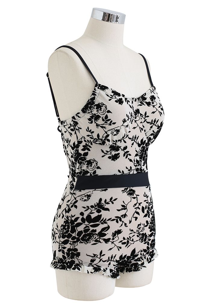Velvet Rose Tie Back Swimsuit