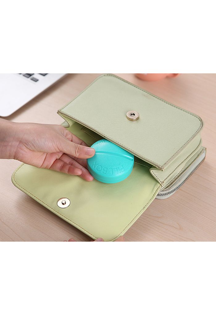 Portable Pill Shaped Medication Box