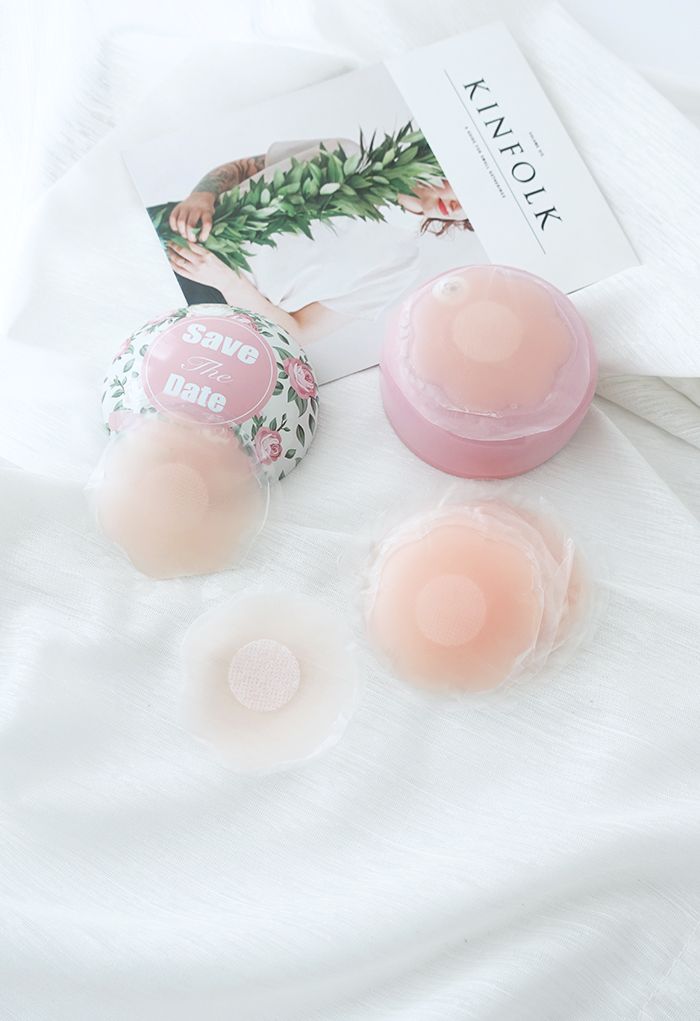 Floral Adhesive Silicone Pasties 5 Pairs