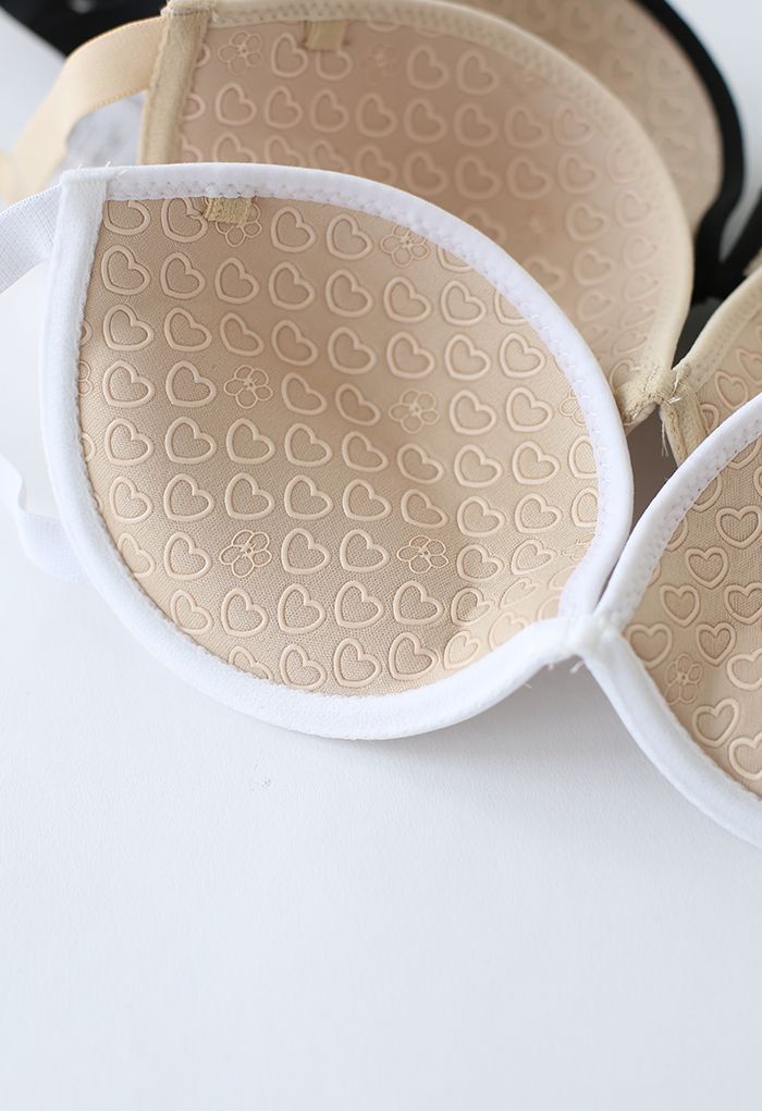 Strapless Push Up Underwire Nude Bra
