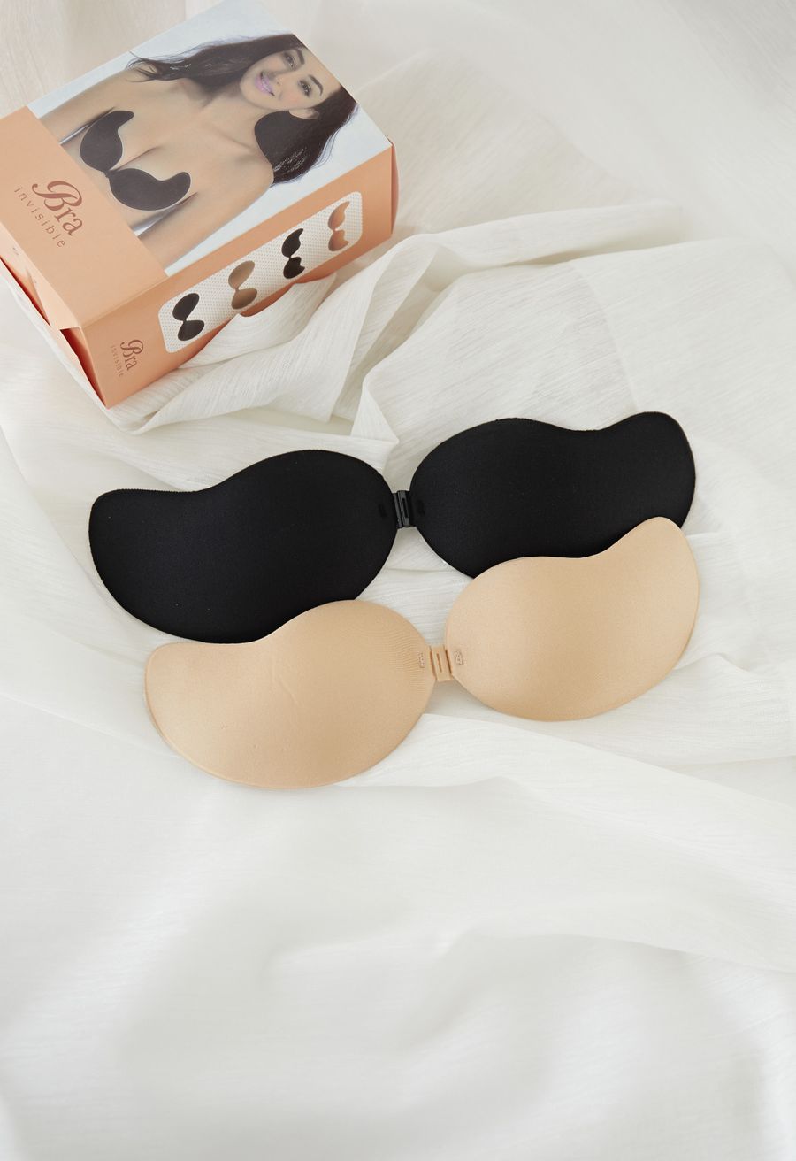Push-Up Front Buckle Nude Bra
